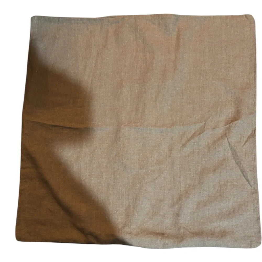 New HAOMY Harmony figari Linen Cotton Pillow Sham 31x31 Natural European Flax